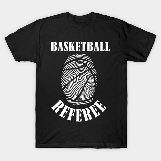 Basketball Referee T-Shirt by Imutobi